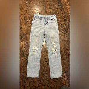 Levi’s 724 High rise straight crop. Size 26